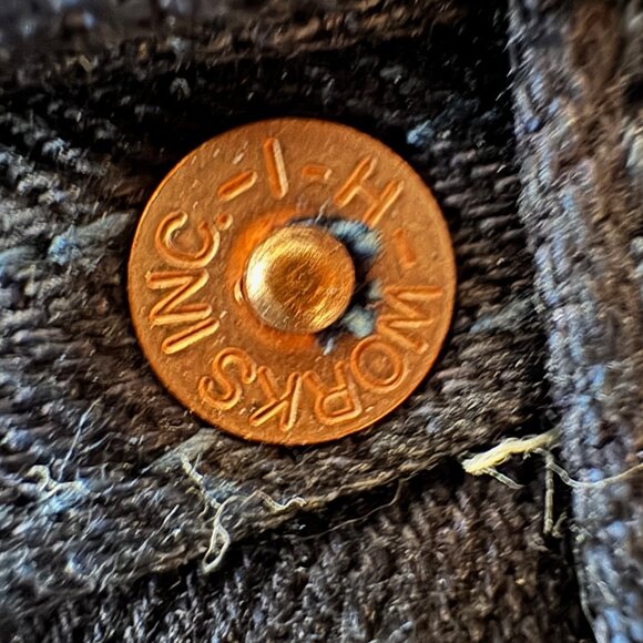 Iron Heart 14oz Selvedge Denim Super Slim Cut Jeans - Indigo/Indigo - Picture 3 of 8